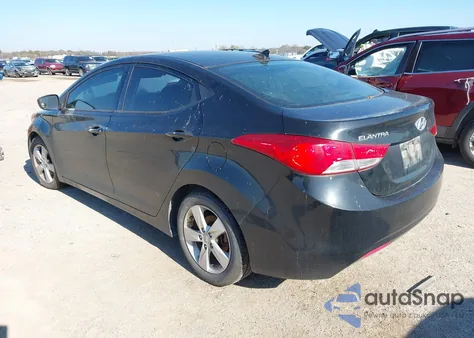 2013 Hyundai Elantra Gls from USA, damaged, VIN 5NPDH4AE7DH369555